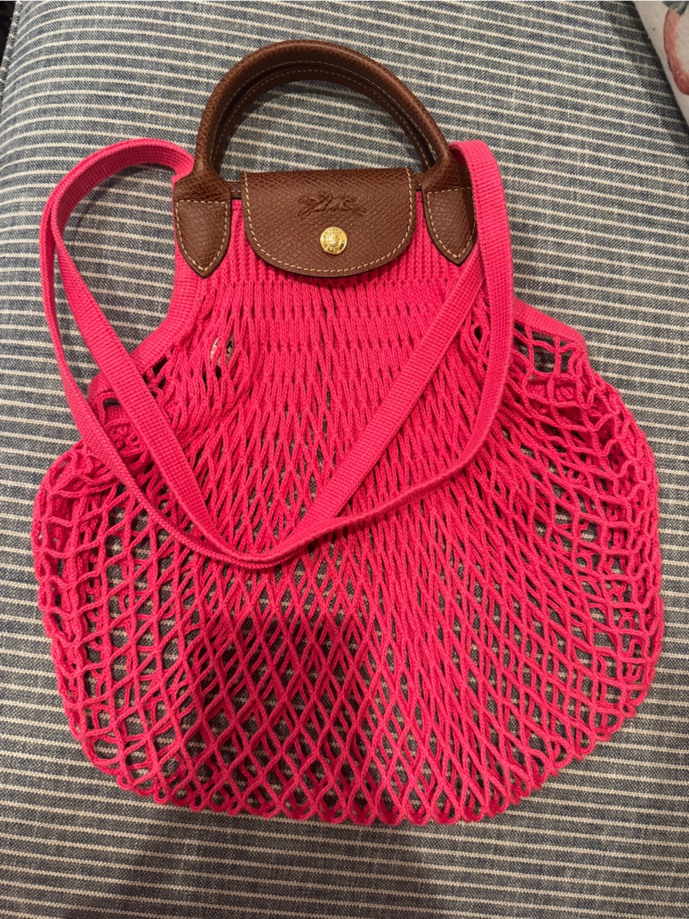 Longchamp LE PLIAGE FILET L MESH BAG